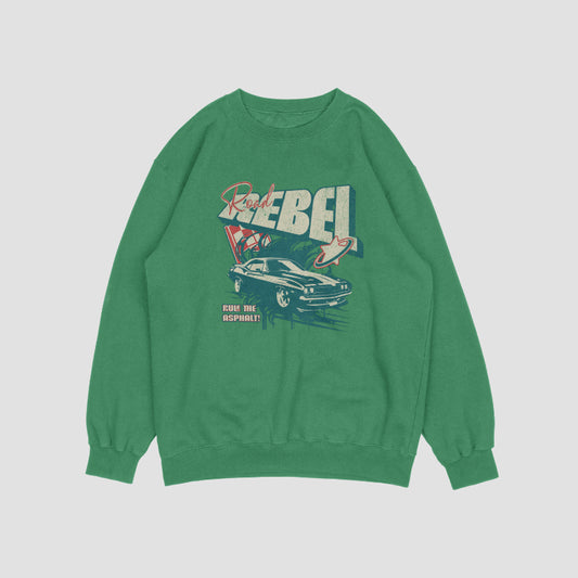 Road Rebel Green Sweatshirt